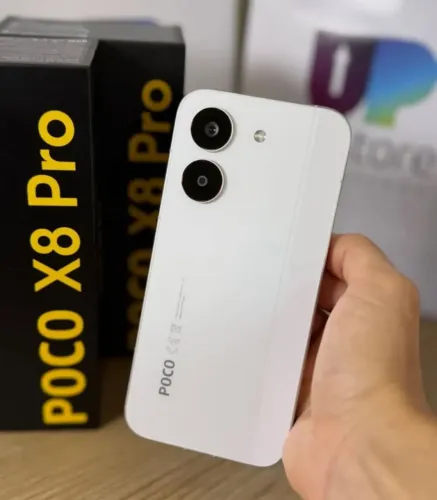POCOPHONE X8 PRO 5G BRANCO 12GB RAM 512GB ROM LACRADO 6 MESES DE GARANTIA FELIX STORE