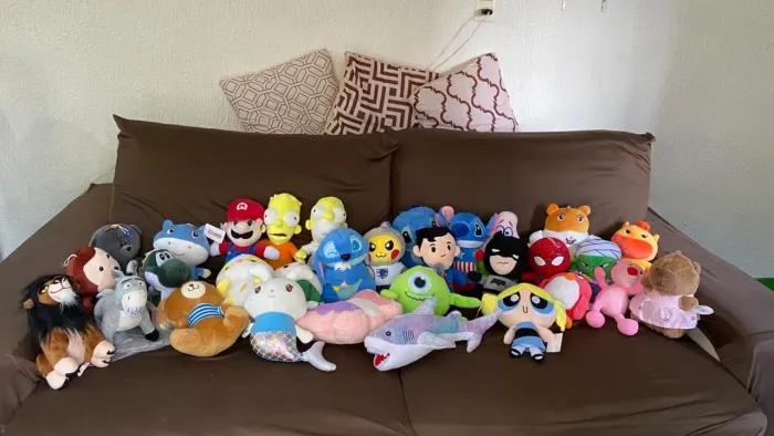 LOTE COM 31 PELÚCIAS PARA GRUA - R$ 350,00