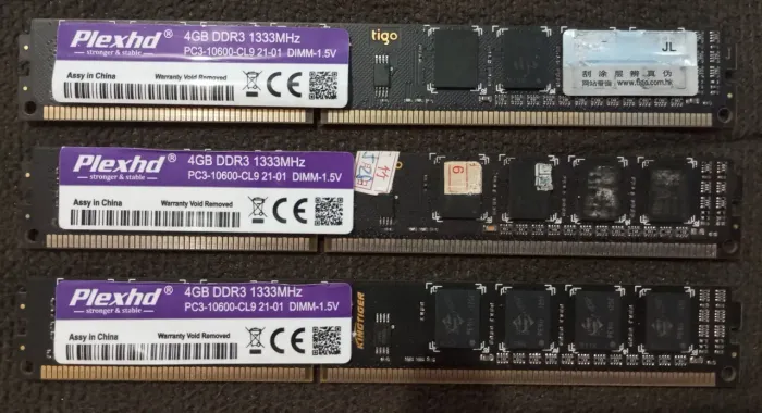 Kit 12gb memória ram ddr3 1333