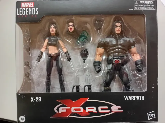 2 pack action figure Hasbro Marvel Legends X-23 e Warpath X-Force