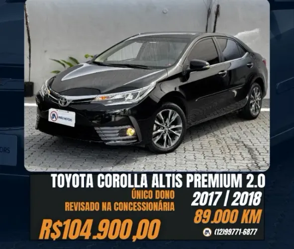 Toyota Corolla Altis 2.0 Flex 16V Aut. 2018