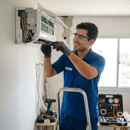 Instalação, higienização, manutenção preventiva e corretiva