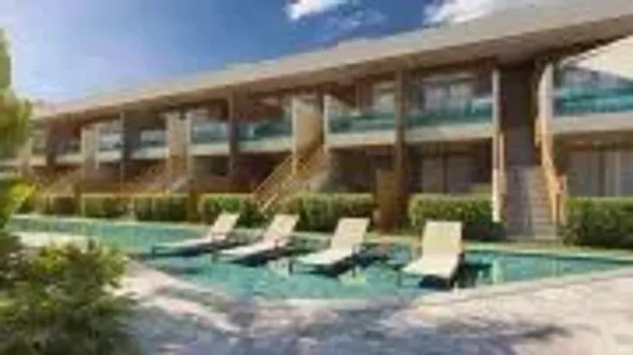ROTA DOS MILAGRES - Praia do TOQUE. Flat 29 m² e 34m² com piscina privativa e lazer comple