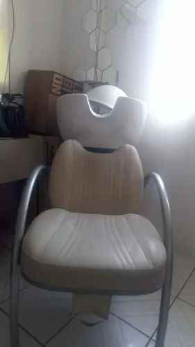 Lavatório cuba hidráulica,lindo perfeito para seu salão e cadeira reclinável para maqu