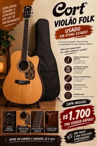 VIOLÃO CORT MR 710 Mg