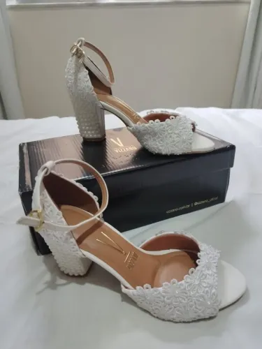 Sapato de Noiva customizado !!!!!