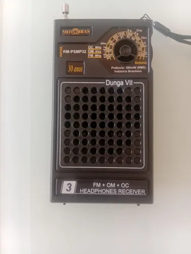 Rádio portátil dunga ok na embalagem 