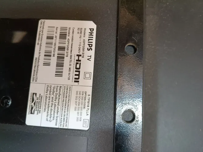 TV Philips modelo 43PFG5813/78