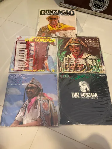 Disco de vinil coletânea Luís Gonzaga com cinco Lp?