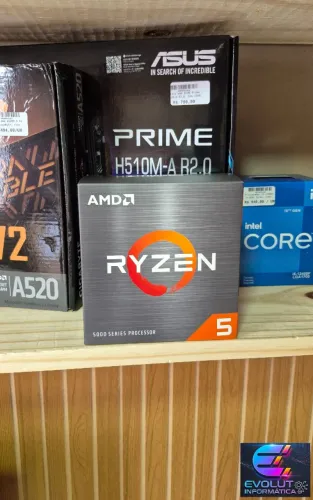 Processador Ryzen 5 5500 novo, lacrado, com garantia!