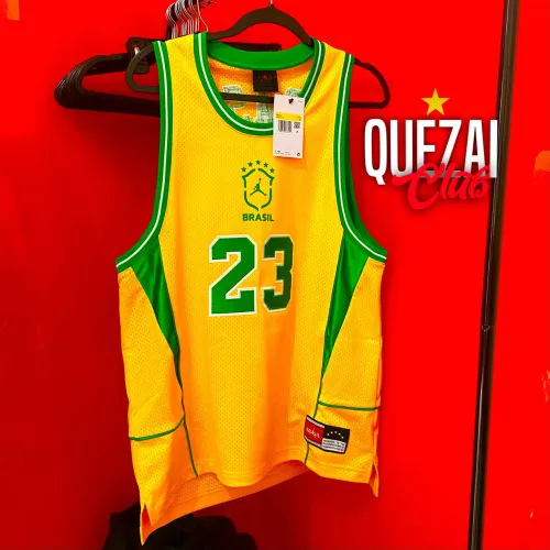 Regata Nike Jordan X Seleção Brasileira / Brasil 2026 AMARELA ORIGINAL