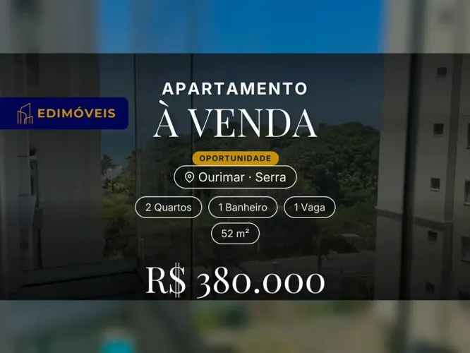 Ourimar| Apartamento 2 quartos com porteira fechada e lazer completo