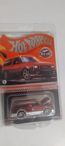 Hot Wheels Rlc 1992 Gmc Typhoon Miniatura Red Line Club 2025 Vermelho