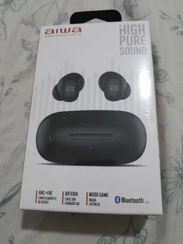 Fone de Ouvido Earbud AIWA AWS-EB-03-B 