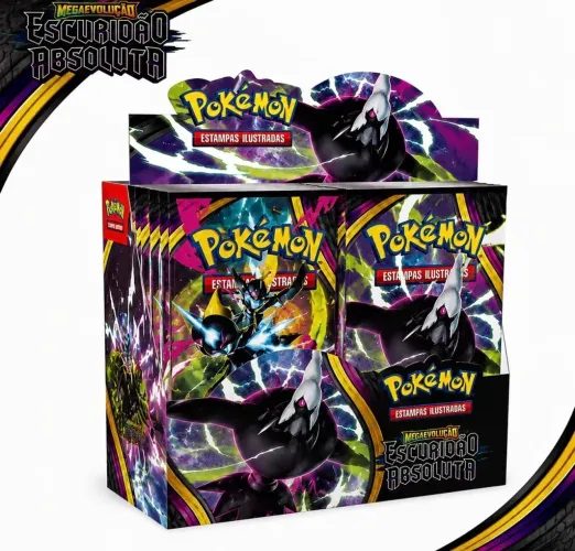 Box Display Pokémon ME05 Escuridão Absoluta