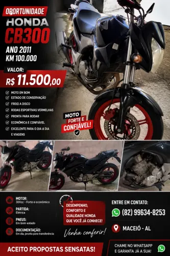 Moto Honda CB300