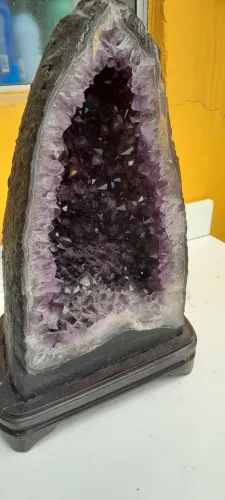 Capela ametista Pedra natural 30cm classe A