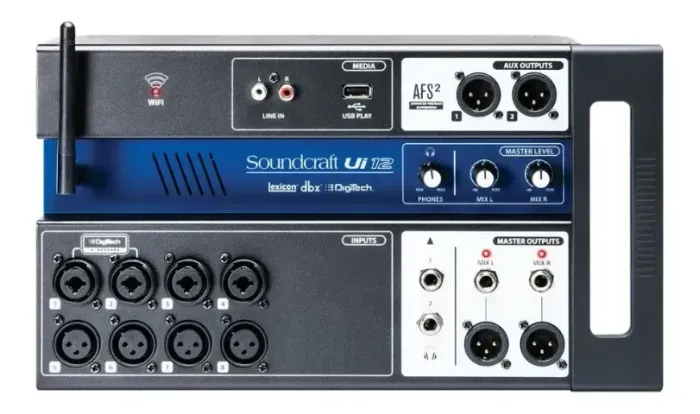 Mesa Digital Profissional Ui12 Soundcraft Nova com Garantia de fábrica