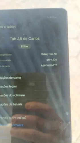 GALAXY TAB A8 SM-X200 - 10.5 POLEGADAS - OPORTUNIDADE ANÁPOLIS*