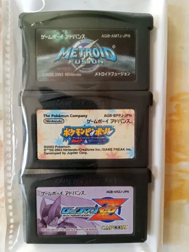 3 Jogos Originais GBA