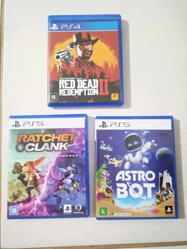 Jogos de Playstation 5 e 4 