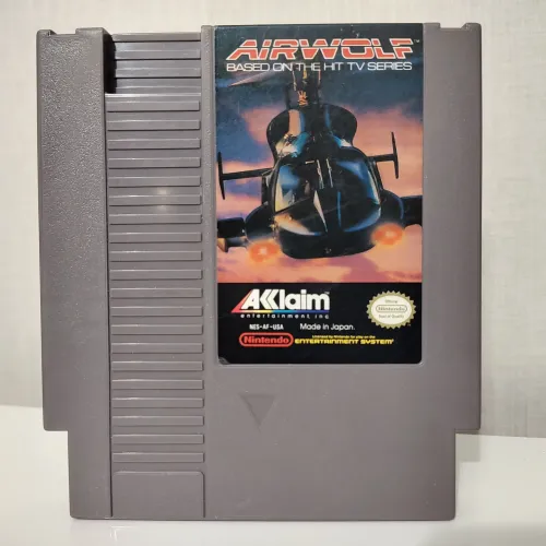Airwolf NES Original Cartucho Nintendinho 8 Bits Americano Raro