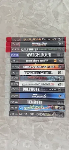 14 jogos play 3 playstation + brindes