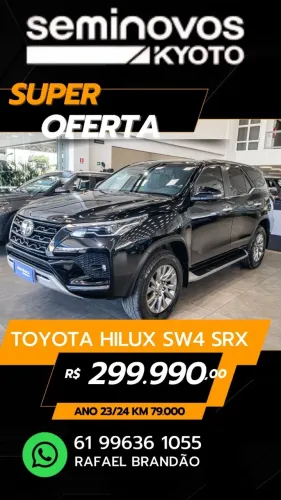 Toyota Hilux SW4 SRX 4X4 2.8 TDI 16V Dies. Aut. 2024
