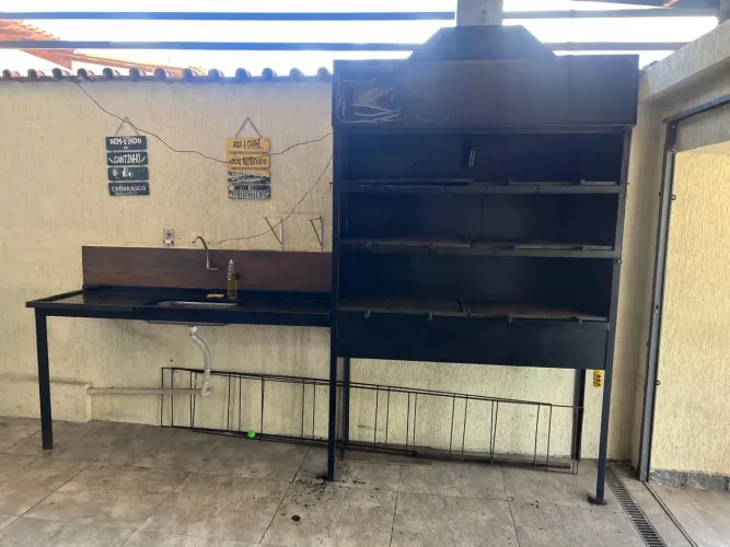 Churrasqueira Preta + pia