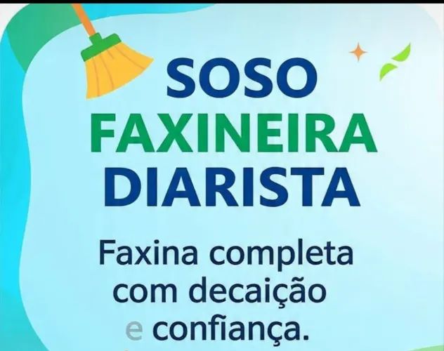 Faxina, diarista 