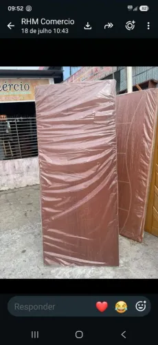 Porta oca Lisa Mogno 80x 2,10