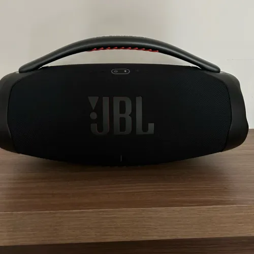 Caixa de som JBL bombox 3 preta usada