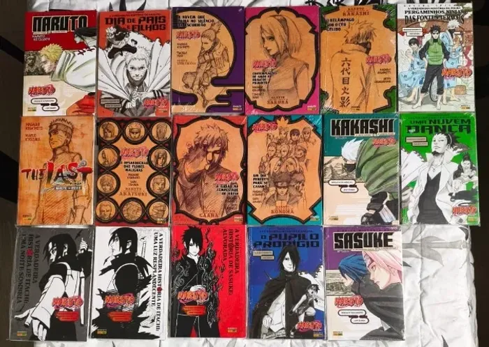 17 novels de Naruto (coleção completa)