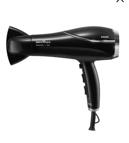 Secador de Cabelos Britânia Tourmaline Íons 2100W BSC2150 - Bivolt