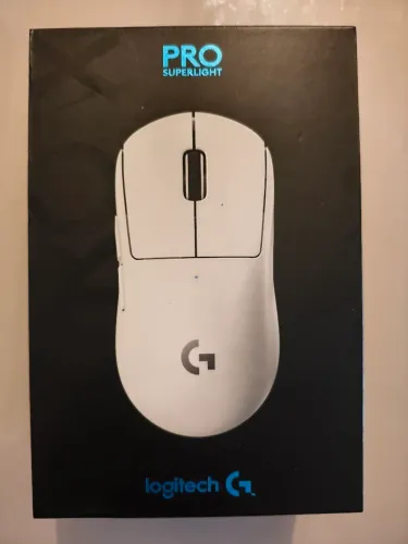 Logitech G Pro X Superlight Branco - Caixa Completa + Brindes (LEIA A DESCRIÇÃO)