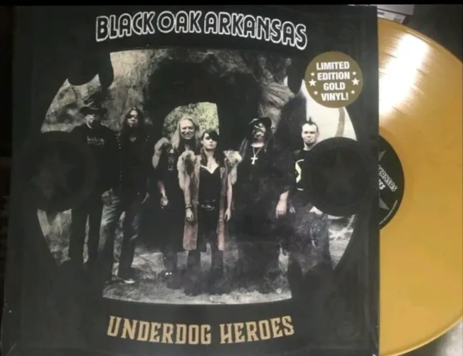 Black Oak Arkansas Vinil Underdog Heroes (Gold Edition) LP Lacrado de fábrica / Edição