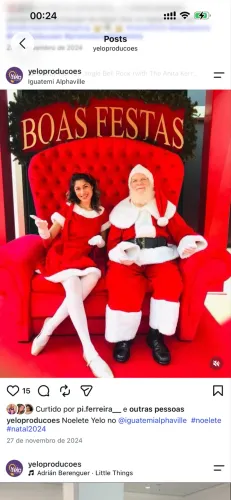Trono Papai Noel