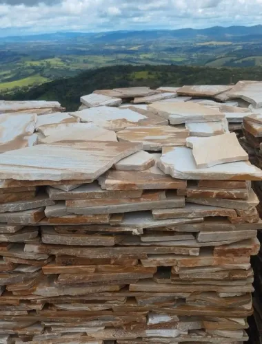 CACO SÃO TOMÉ MESCLADO AMARELO, DIRETO DA PEDREIRA PARA OBRA, FRETE GRÁTIS