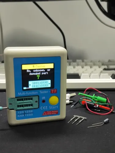 Testador de componentes LCR-T7