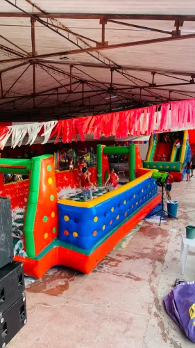 Canhão de Espuma + Futebol de Sabão
