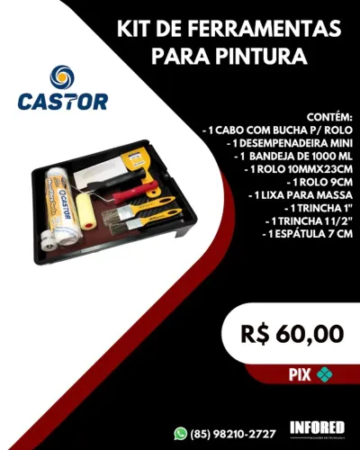 kit de ferramentas para pintura
