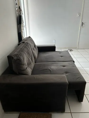 Sofá retrátil dois lugares