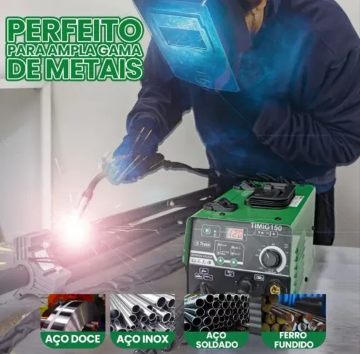 Máquina de solda MiG 3 em 1