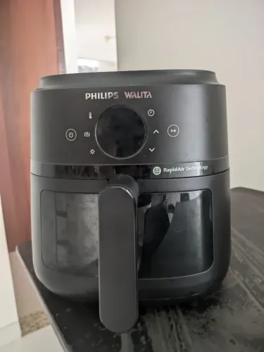 Fritadeira Elétrica Airfryer Digital Philips Walita 2000xl 1700w 6,2 Litros Preta 110v