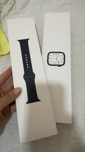 Apple Watch Series 7 41mm GPS Meia-Noite Original Completo + Nota Fiscal