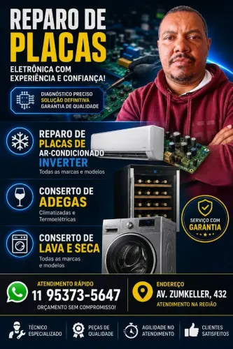 Conserto placa de ar condicionado