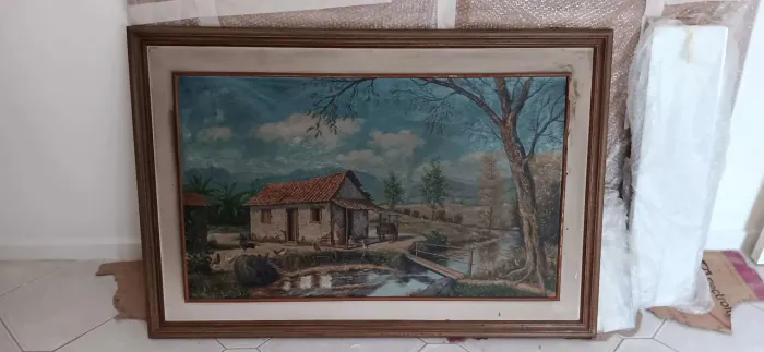 Quadro pintura a óleo Raridade!