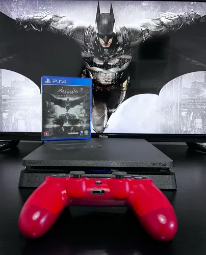 Ps4 Slim 500GB + 1 Jogos Brinde - Faço Olx