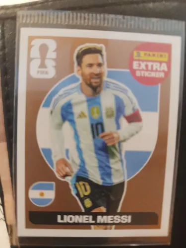 Figurinha Messi de bronze
