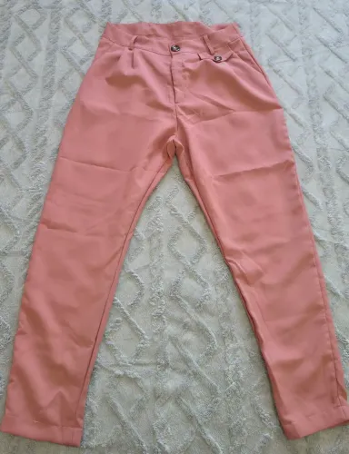 Calça Alfaiataria Feminina Rosa Queimado / Goiaba Tam G (Excelente Estado)